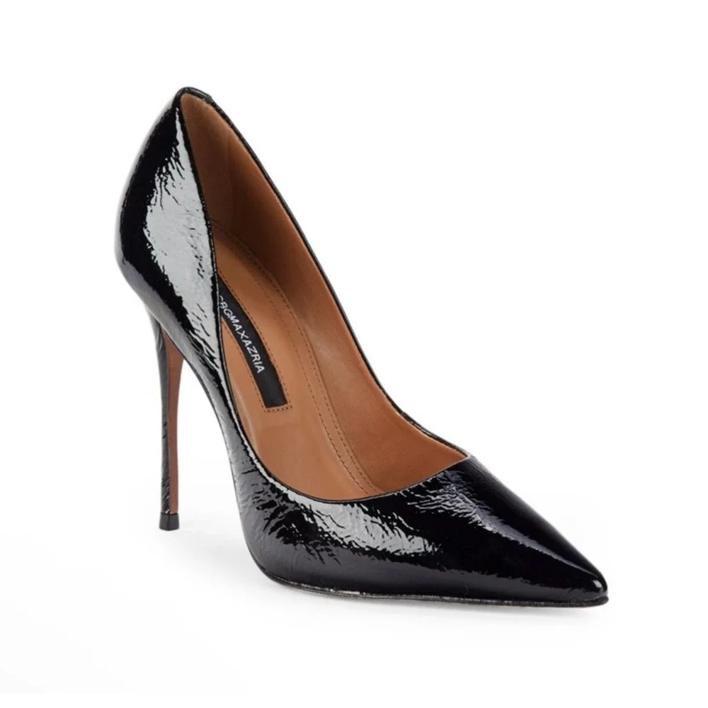 New!‎ BCBGMAXAZRIANola Patent Leather Pumps in Black Sz 8.5 $199